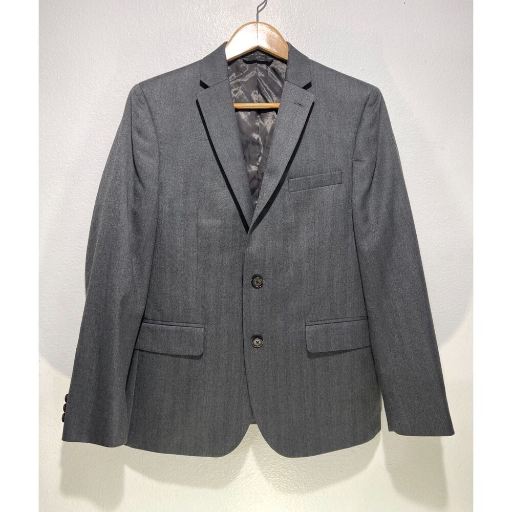 Lauren Ralph Lauren blazer sport coat herringbone gray business accademia men18R